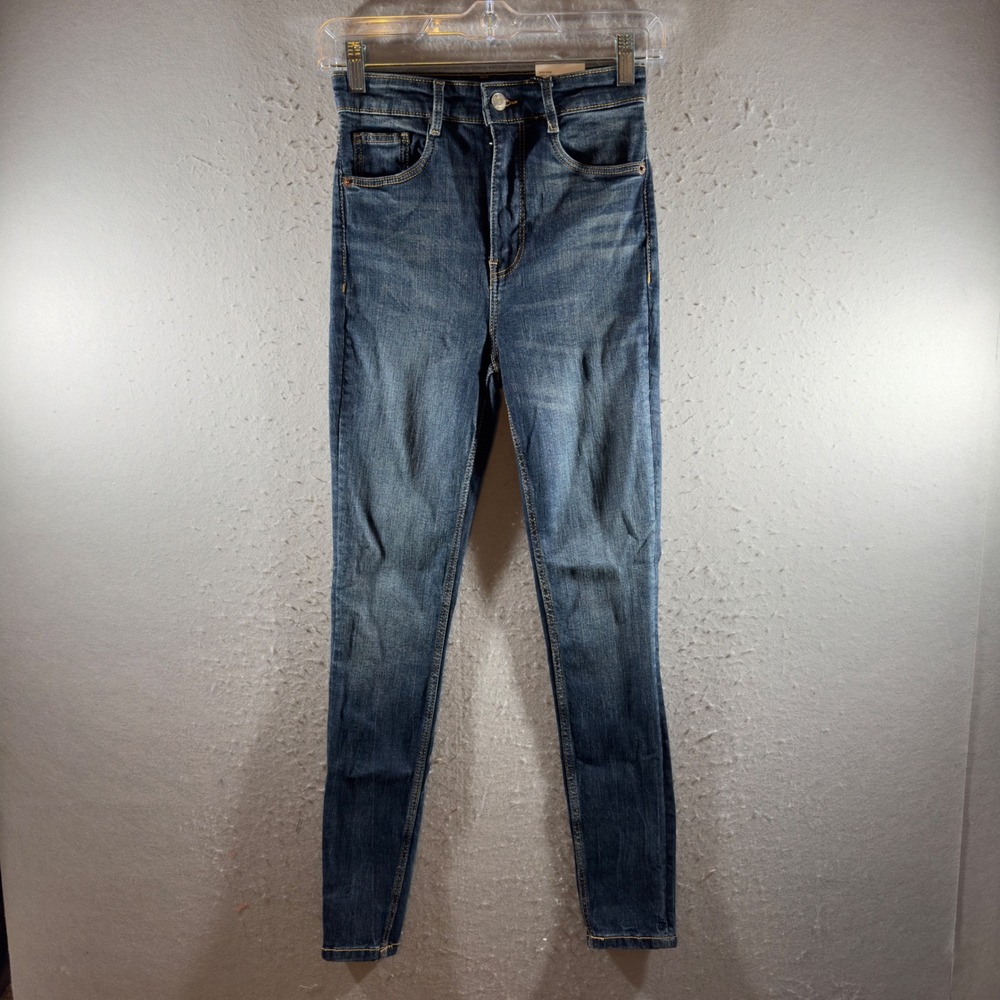 1794 | NWT Zara Sculpt High Rise Skinny Jeans Dark Wash Women Size 2